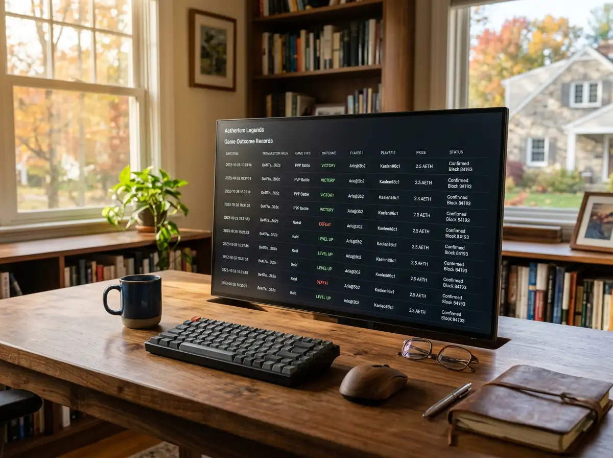 Blockchain transparency ledger recording game outcomes for verification
