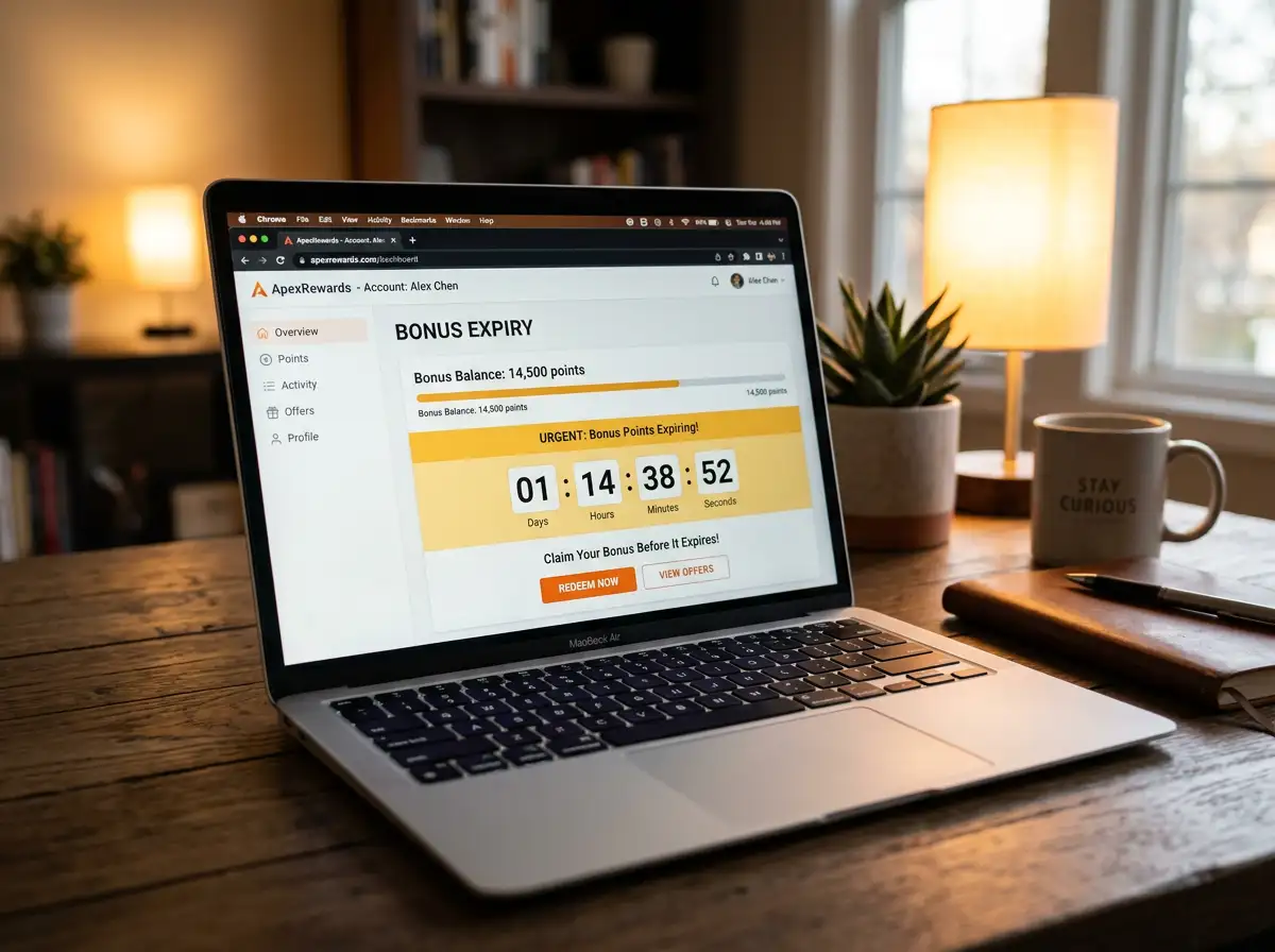 Free spin bonus timer showing expiry deadline in player account
