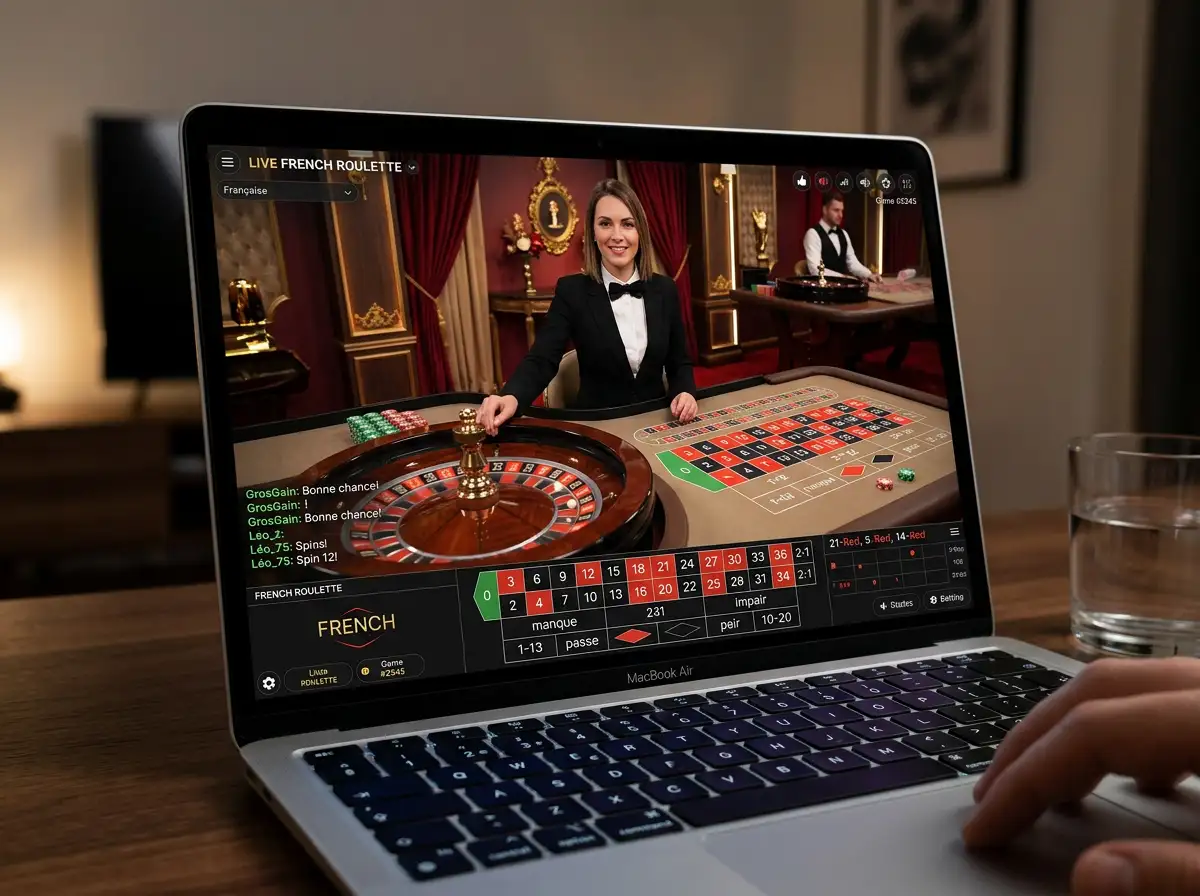 Live French Roulette table stream at Loki Casino
