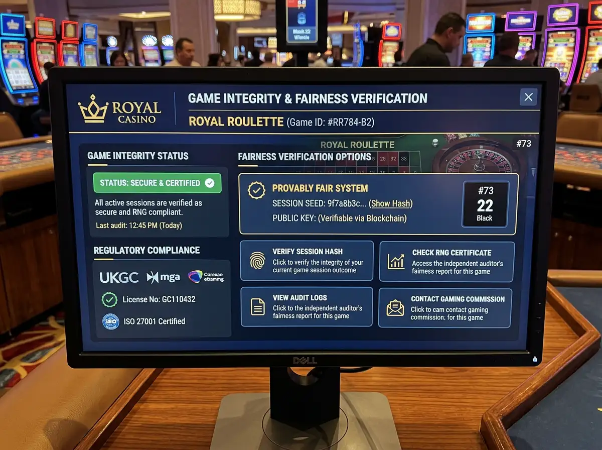 Loki Casino game fairness implementation status and verification options