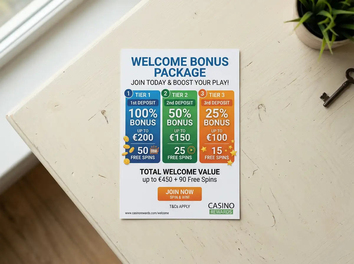 Loki Casino three-deposit welcome package structure with free spins allocation