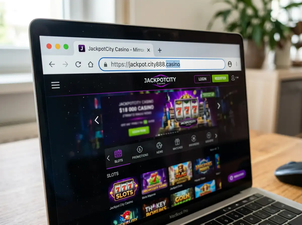 Browser address bar displaying Loki Casino mirror domain URL